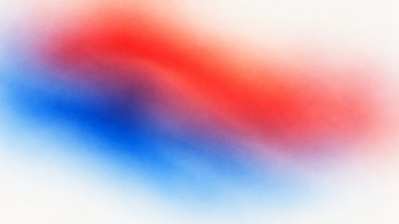 Vermilion & Cobalt — Colour Veils gradient artwork preview