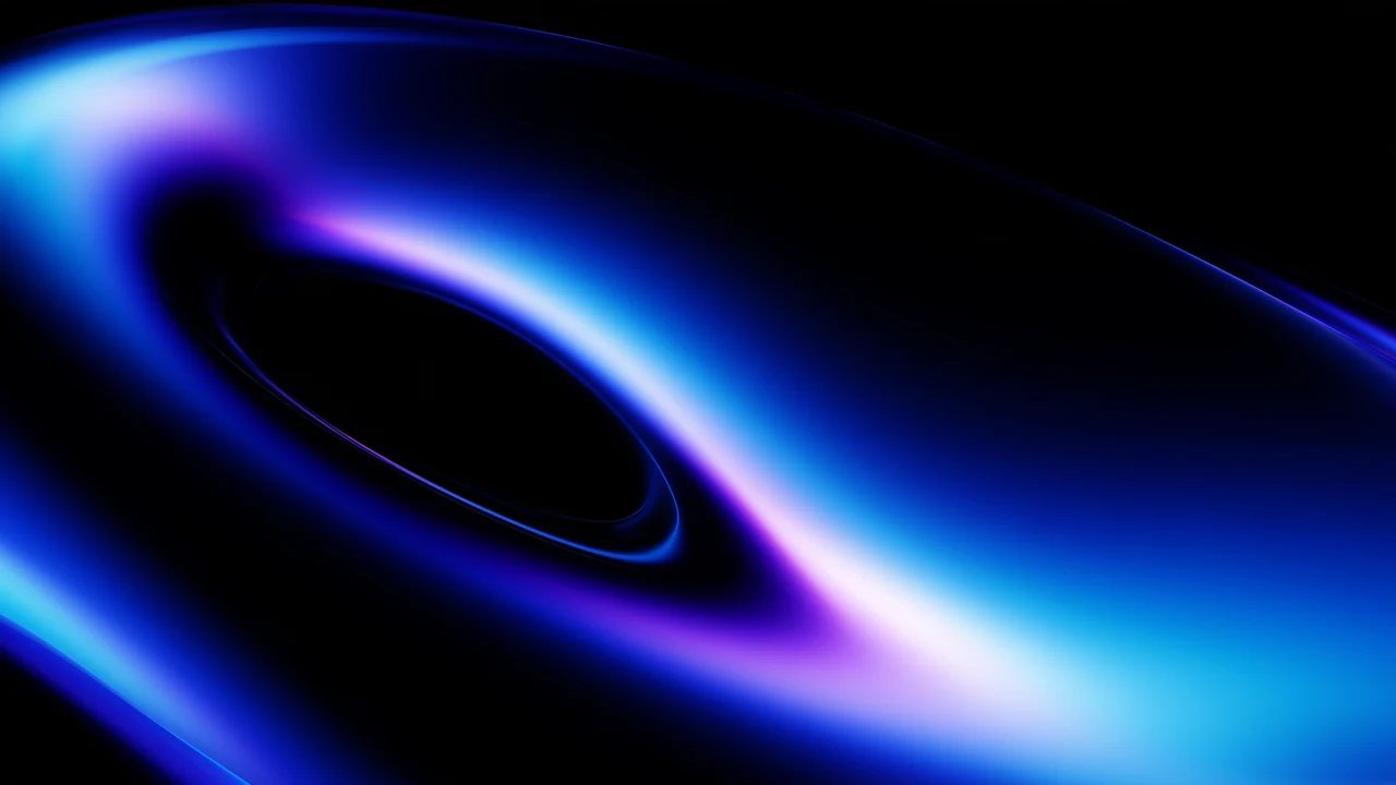 Blue ellipse — Lavender Glass gradient artwork preview
