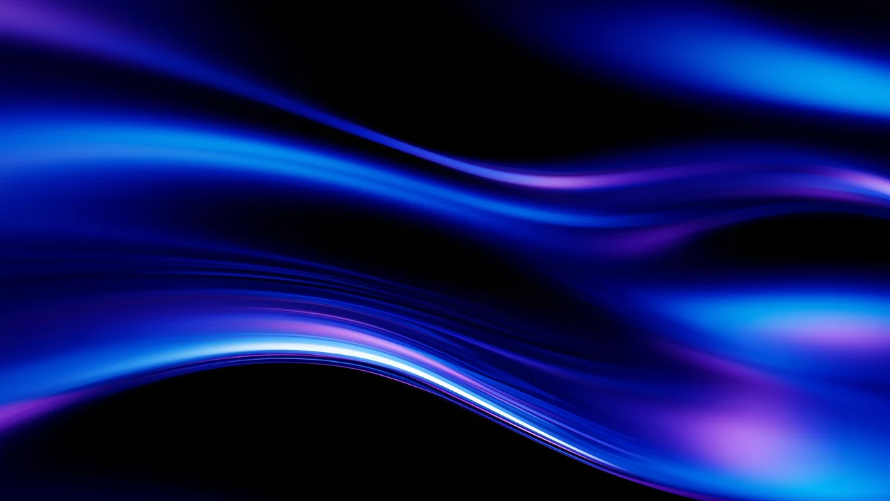Cobalt ripple — Lavender Glass gradient artwork preview